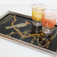 Tea tray the bird