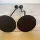 Paire de bougeoirs noirs style hysteria