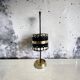 VINTAGE UMBRELLA STAND: BLACK & GOLD