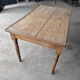 Antique rustic bistro farm table 1900 one drawer - 1m23