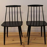 Vintage Scandinavian d77 of Folke Palsson chairs