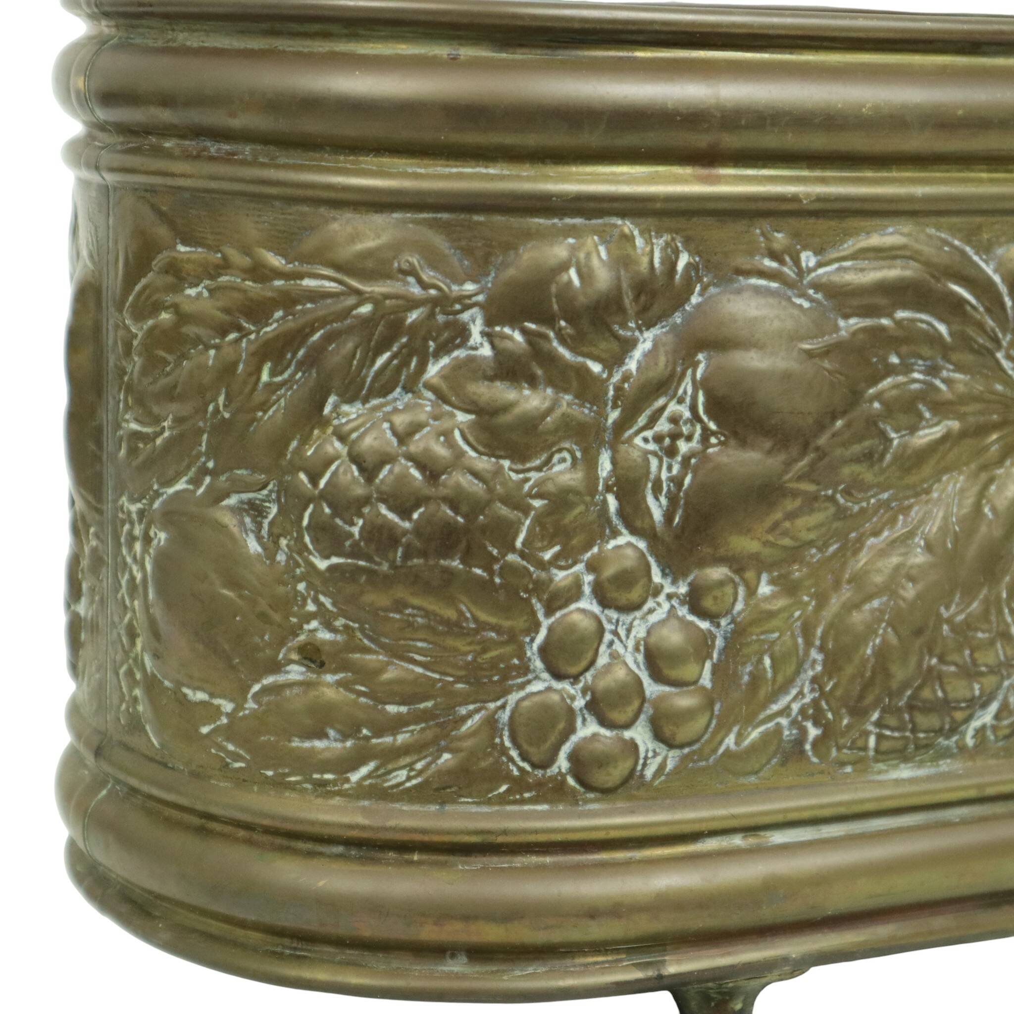 Jardinière Antique en Cuivre, France, 19ème Siècle