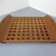 Teak tray with glass bowls by Jens Quistgaard for IHQ Dansk Designs, 1960s, set of 6.