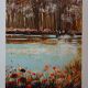 Michel Henry : Cavalier dans le sous-bois aux coquelicots, lithographie originale signée