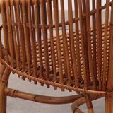 Exclusive Bamboo and Rattan Chaise Lounge