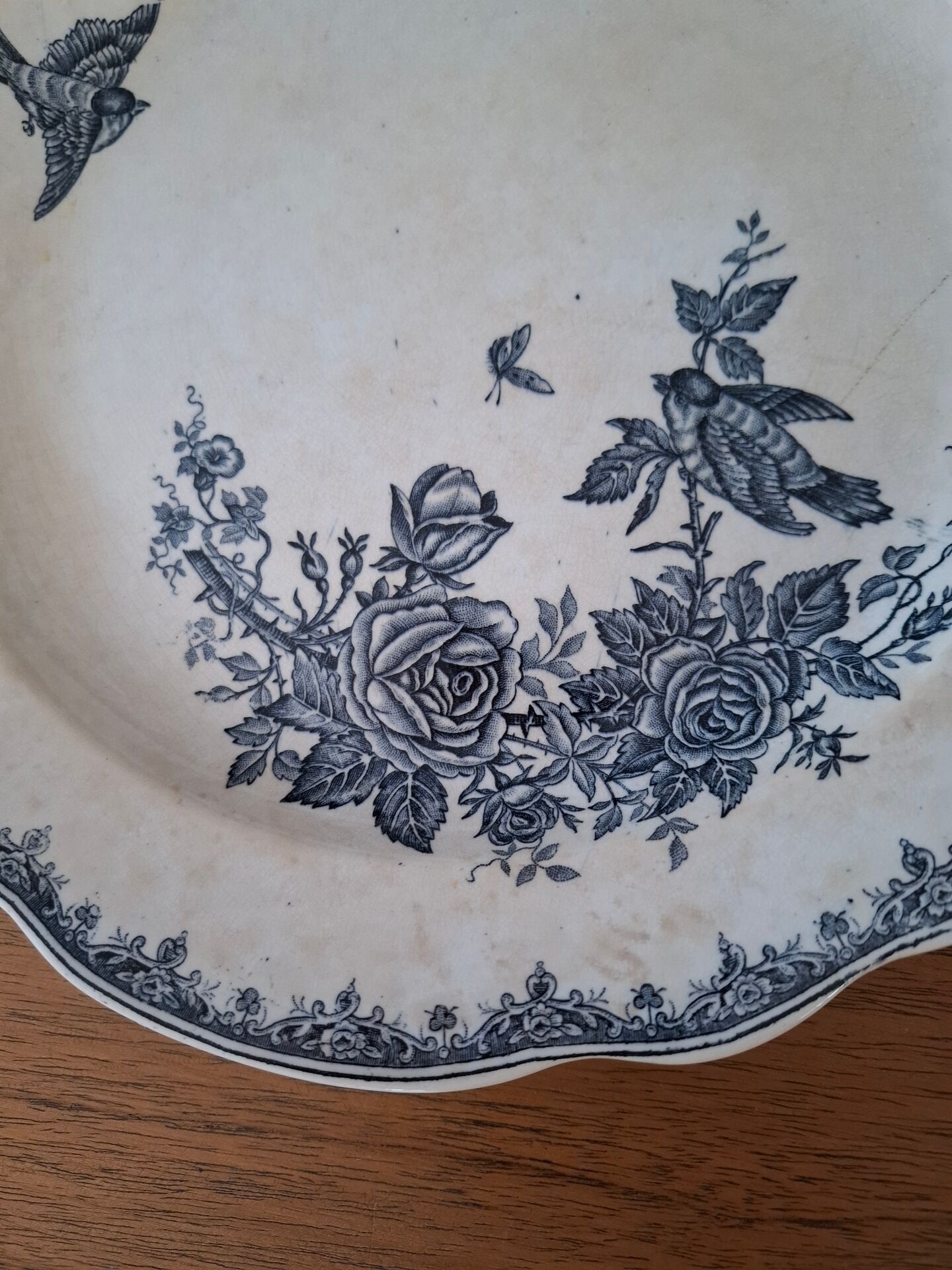 Round plate of iron earth