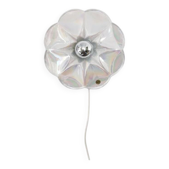 Mid-century iridescent porcelain wall lamp by Goebel for PAN Germany 1970s