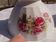 2 old earthenware bowls Hamage North pattern roses diam 15 cm H 8.5 cm