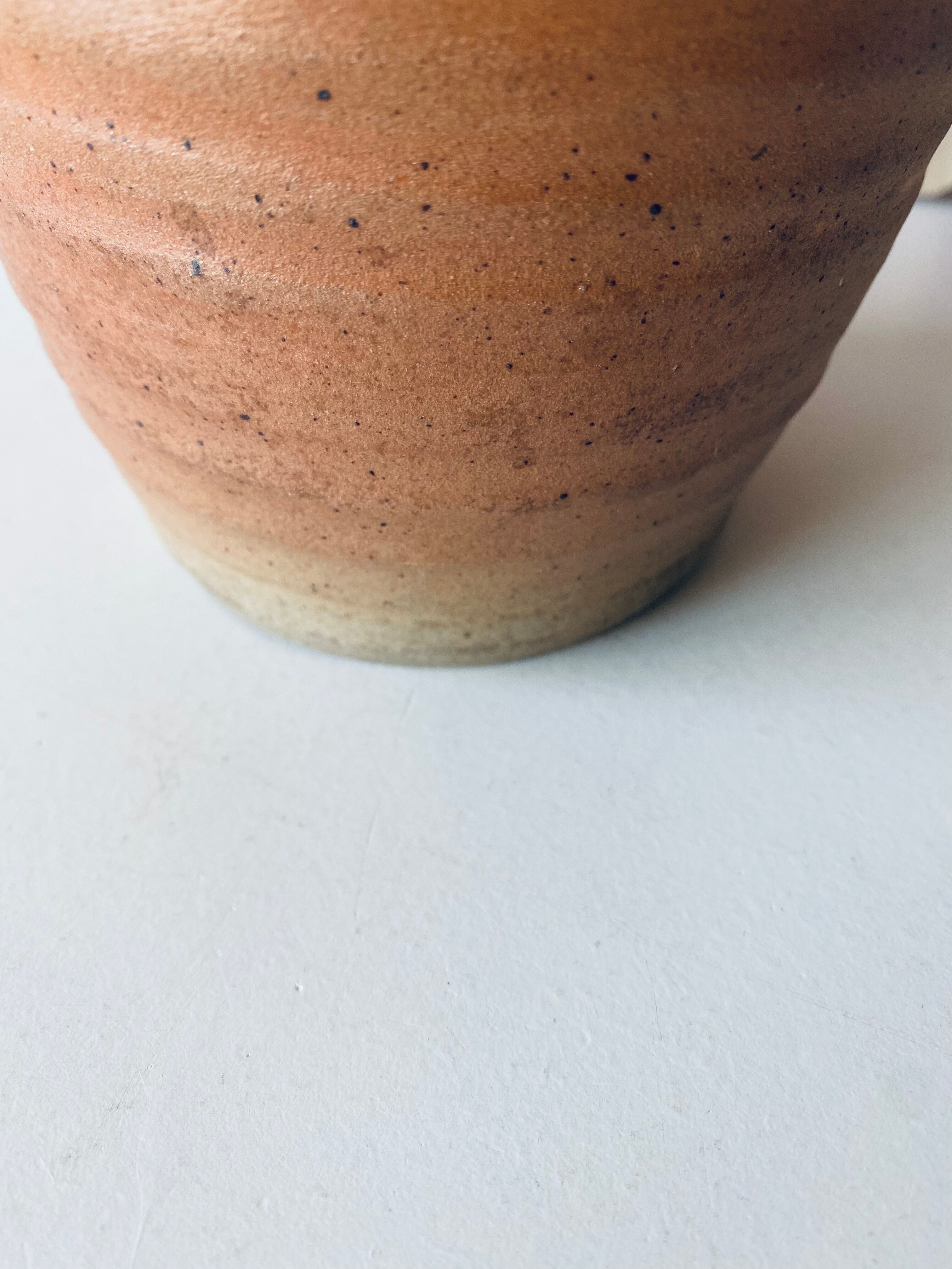 Ancient jug in Corsican pottery sandstone