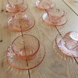 Vintage cups Arcoroc Rosaline
