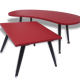 Paire de petites tables basses gigognes