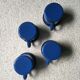 Batch of 4 enamelled sheet metal mugs