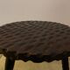 Vintage Brutalist Coffee Table in Solid Wood