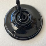 Old industrial suspension enamelled 40 cm