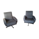 Paire de fauteuils pivotants des années 50/60