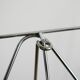"Dining Table" by Max Sauze, steel and glass, France, circa 1970