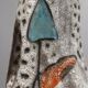 Marius Bessone in Vallauris large free-form vase with abstract decoration 1950s