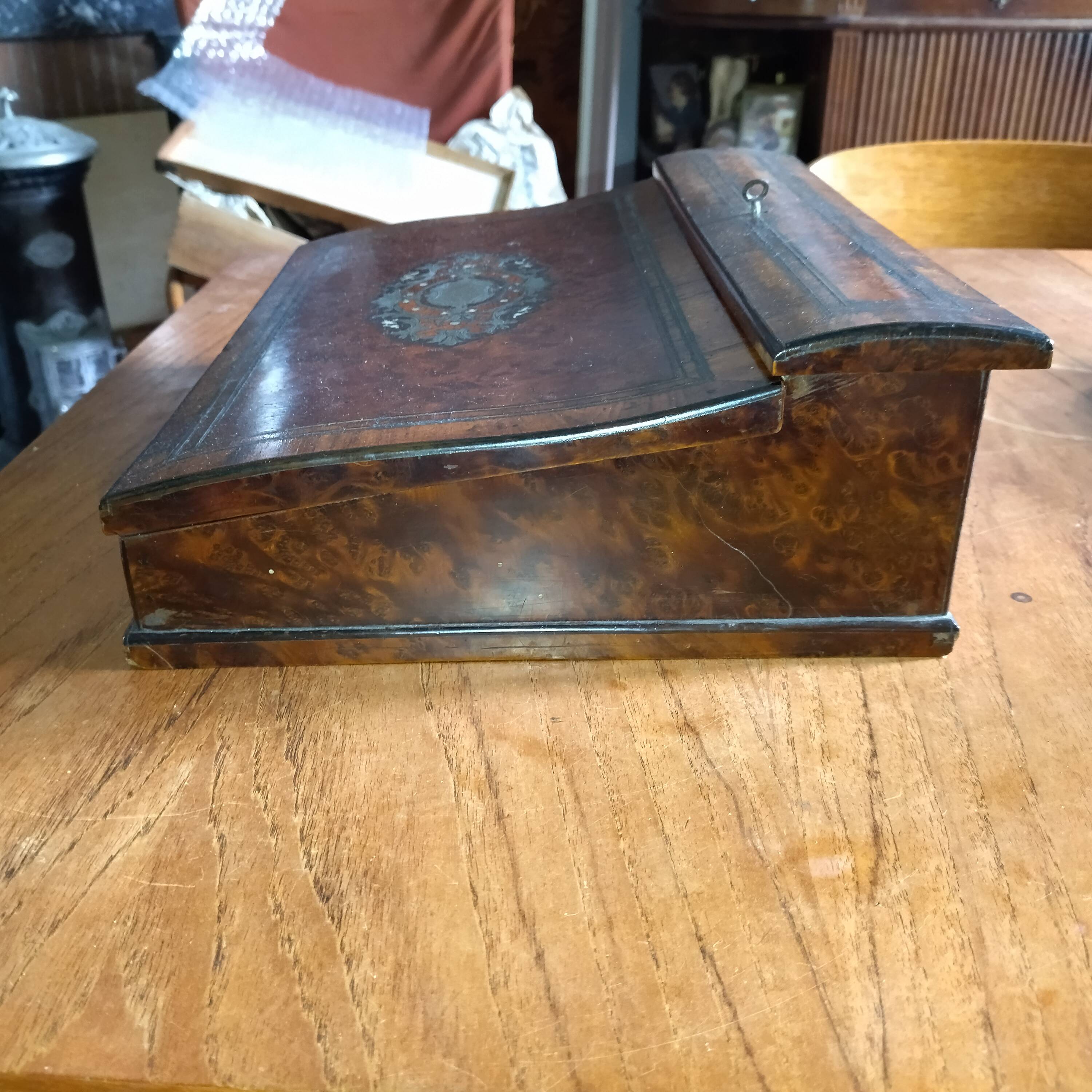 Ecritoire Napoléon III marqueterie Boulle XIXe siècle