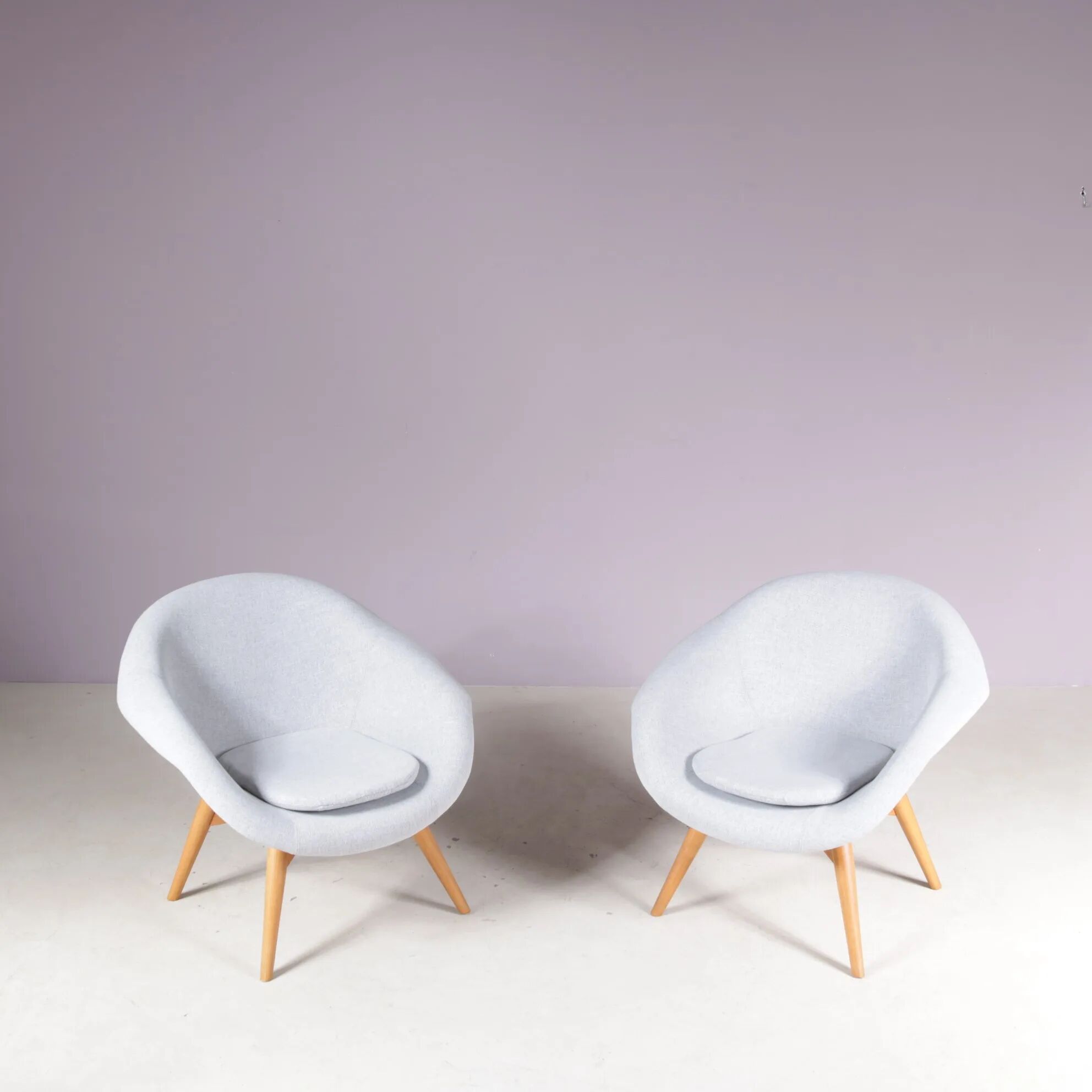 1950s set of 2 easy chairs by Frantisek Jirak, Czech