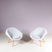 1950s set of 2 easy chairs by Frantisek Jirak, Czech