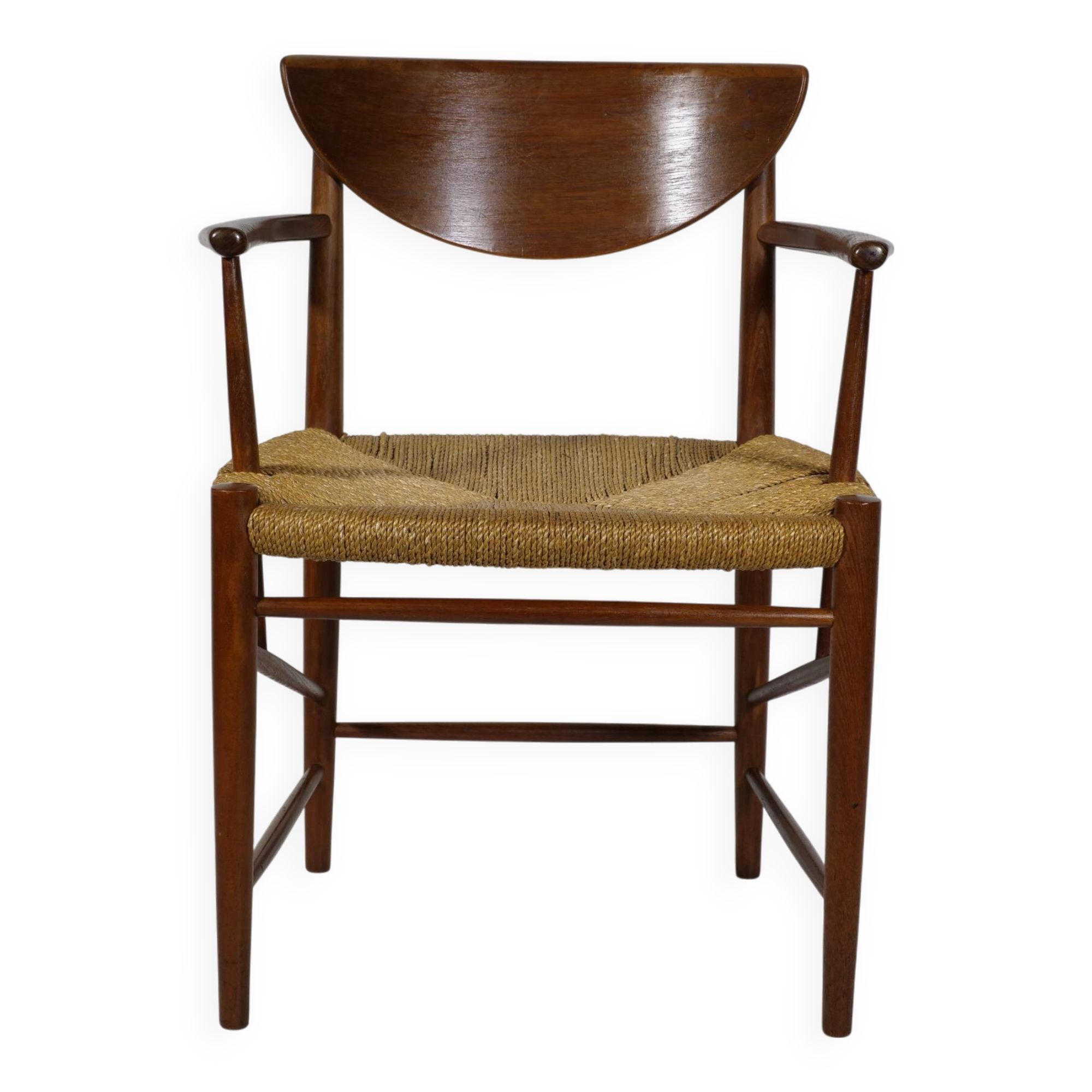 Danish Teak Armchair Peter Hvidt Soborg Mobelfabrik Model No.317