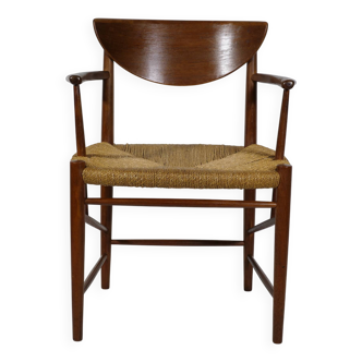 Danish Teak Armchair Peter Hvidt Soborg Mobelfabrik Model No.317