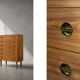 Commode haute en teck vintage danois moderne du milieu du siècle