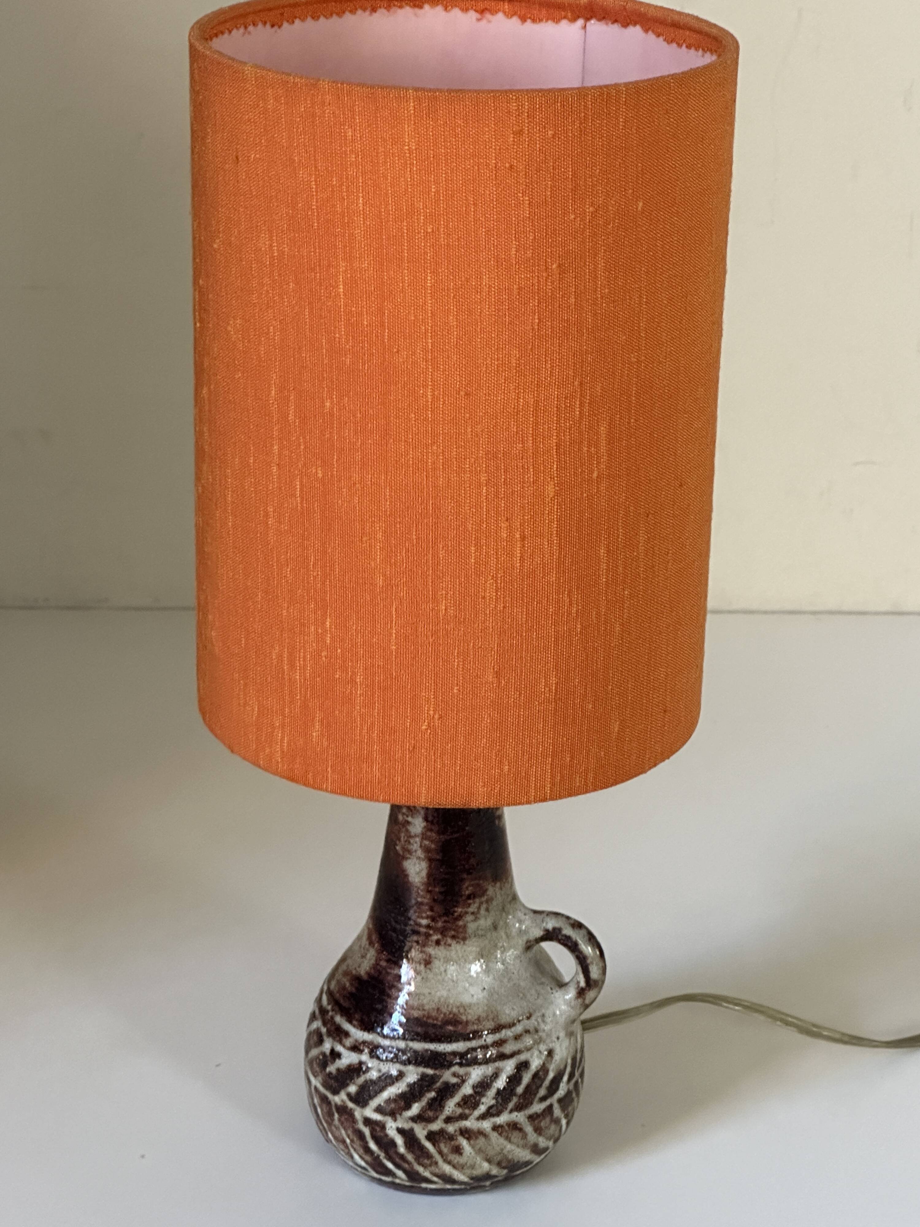 Lampe en céramique Olivier petit design vintage années 60