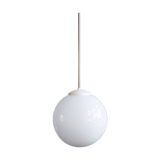 White Bakelite Czechoslovak Hanging Lamp, 1970s