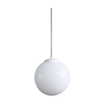 White Bakelite Czechoslovak Hanging Lamp, 1970s