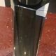 Vase Vintage En Verre Murano Sommerso Goutte Gris Fumé Transparent Années 6