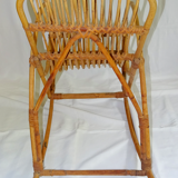 Rattan child rocking chair