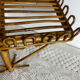 Shelf or wall console in rattan and bamboo