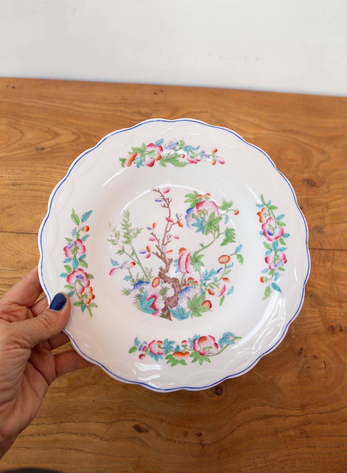 Set of 10 English Minton "Indian Tree" dinner plates 1851