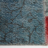 7x10 distressed multicolor vintage rug 303x213cm