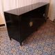 4-Door black laced enfilade by Jean Pascaud 1940 1945 art deco