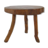 Tabouret bass table brutalist elm