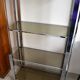 1970s smoked glass chrome bookshelf