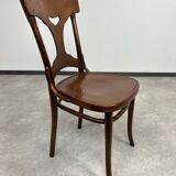 Chaise de salle à manger Jugendstil très rare n°522 par Thonet