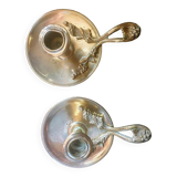 Pair of hand candle holders
