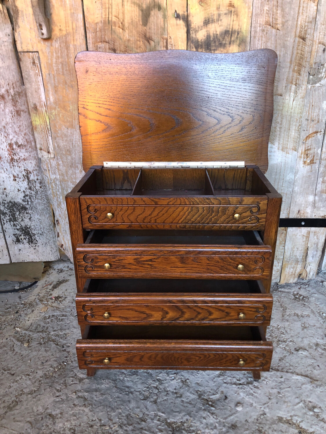Worker chest of drawers 3 drawers vintage