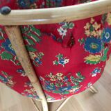 Rattan work basket