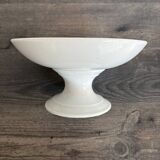 Antique compote dish in porcelain from Fuisseaux Baudour
