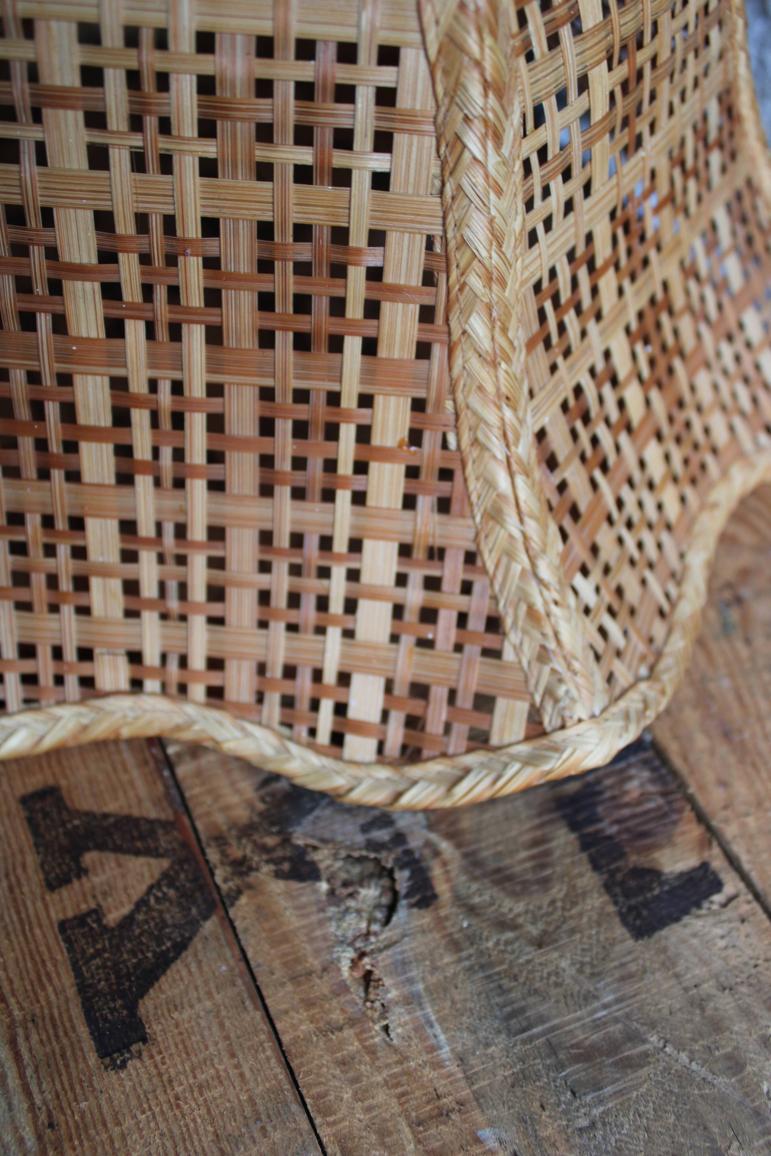 Rattan flower hanging