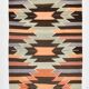 Orange Brown Tribal Kilim Runner Rug, 108x297Cm