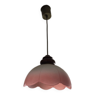 Vintage glass pendant light