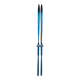 Pair of vintage wooden skis 206 cm color Blue