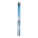 Pair of vintage wooden skis 206 cm color Blue
