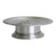 Old silver-plated metal presentation butter dish in Coquillor style