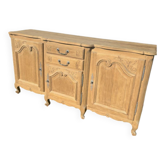 Natural wood sideboard